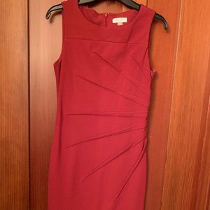 Calvin Klein Scarlet Sheeth Dress